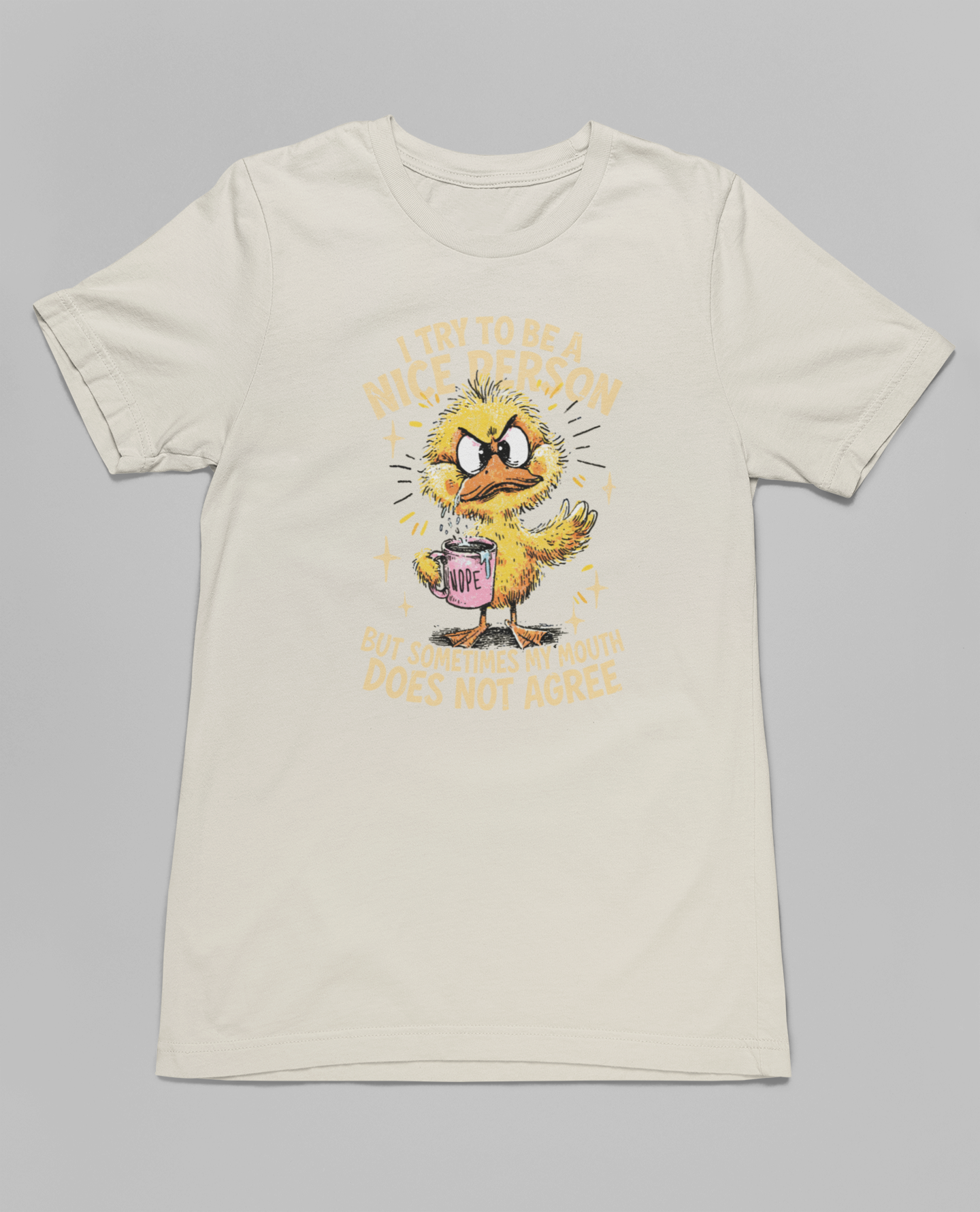 I try to be a nice person