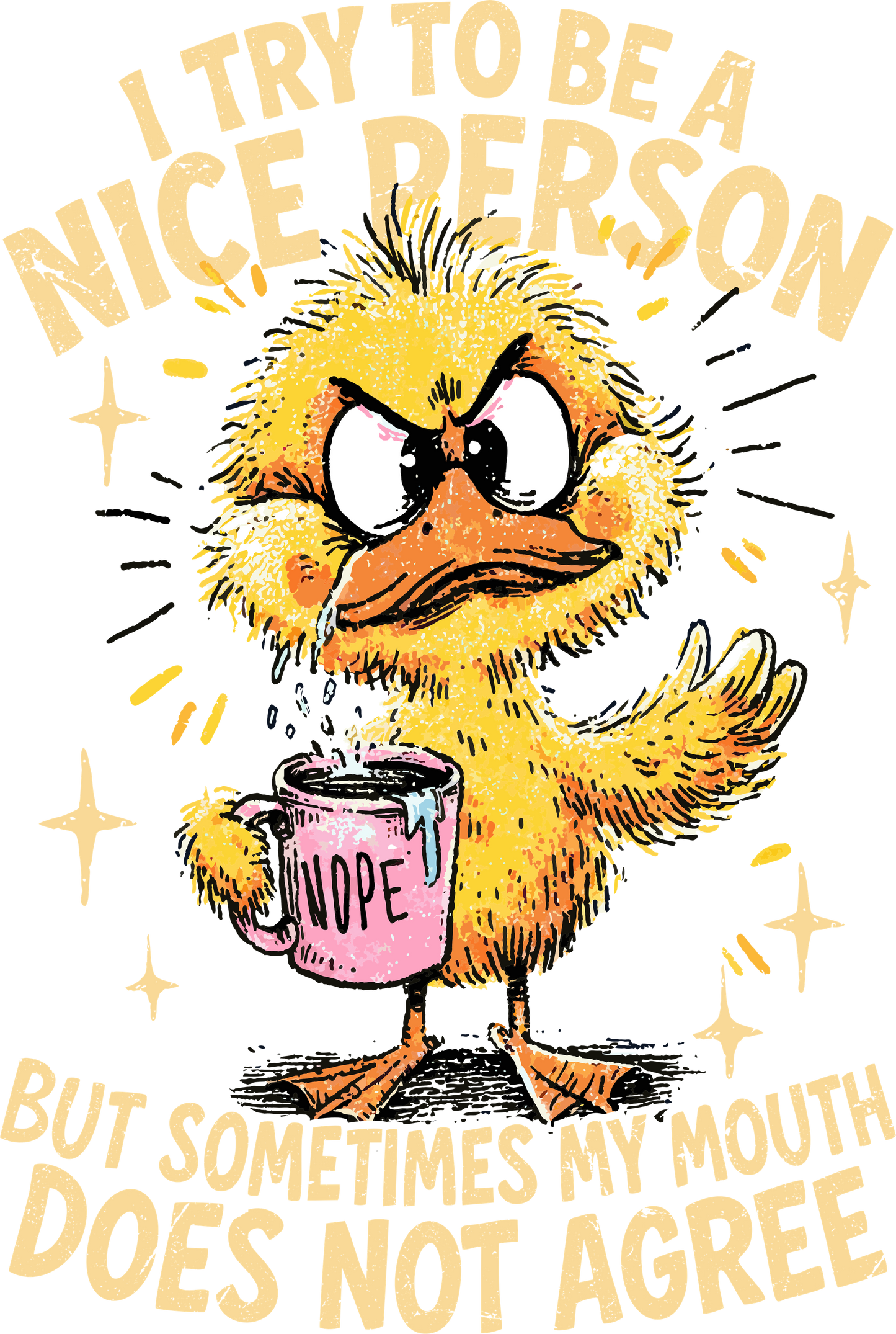 I try to be a nice person