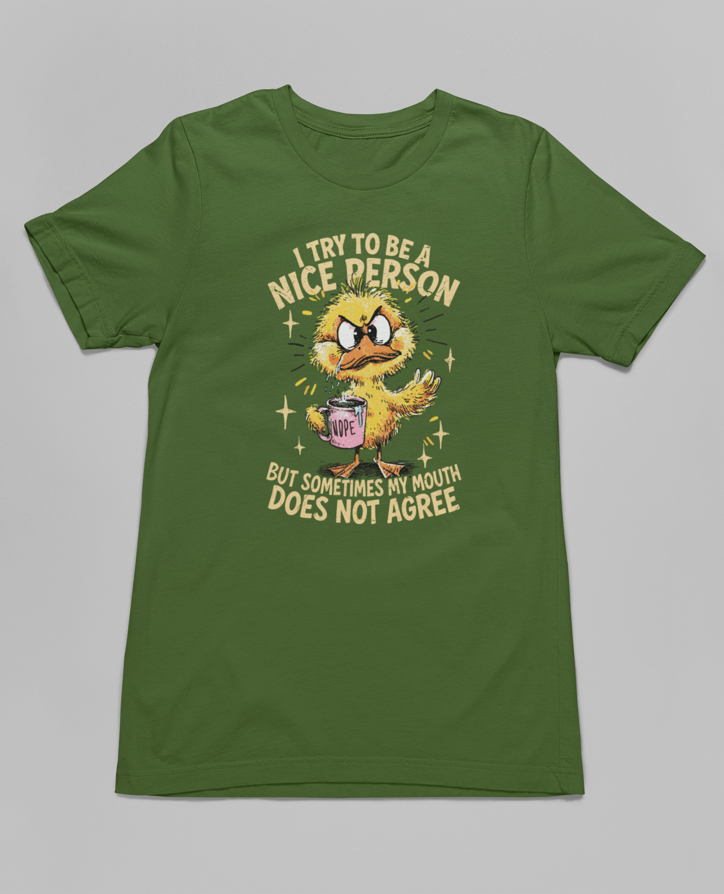 I try to be a nice person