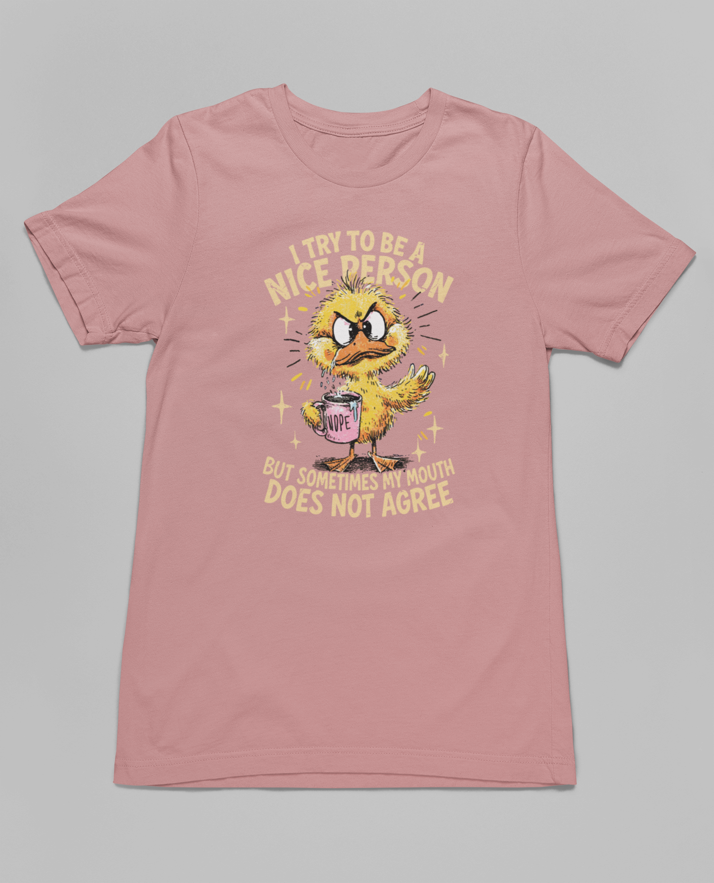 I try to be a nice person