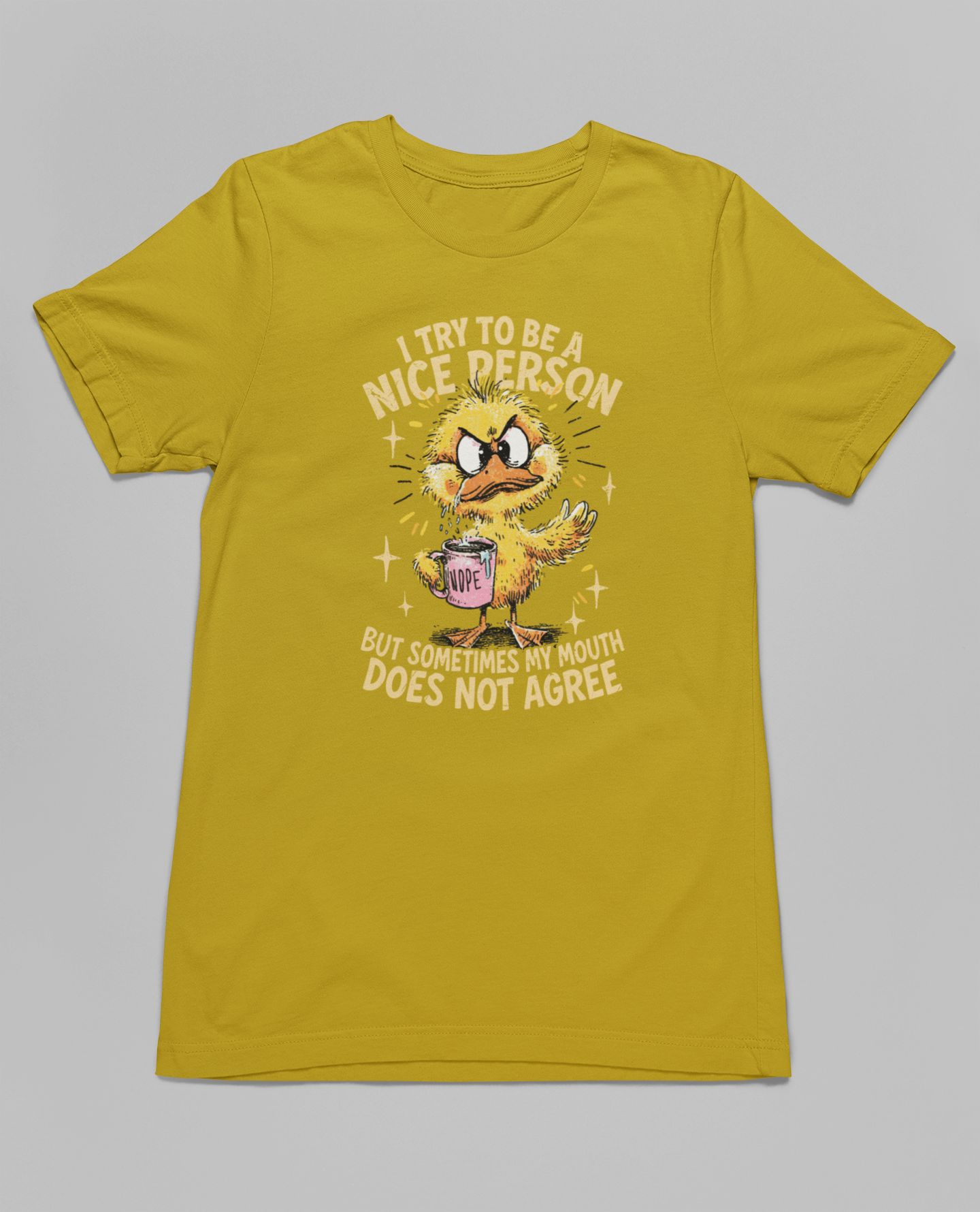 I try to be a nice person